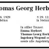 Herbert Thomas 1929-2015 Todesanzeige